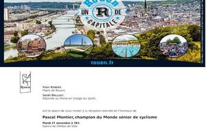 Réception à la Mairie de Rouen en l'honneur de Pascal MONTIER